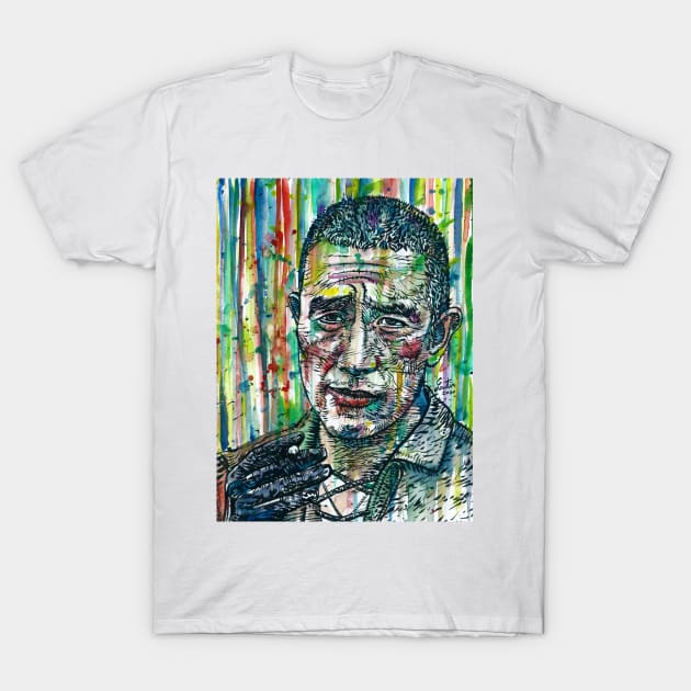 YUKIO MISHIMA watercolor and ink portrait.1 T-Shirt by lautir